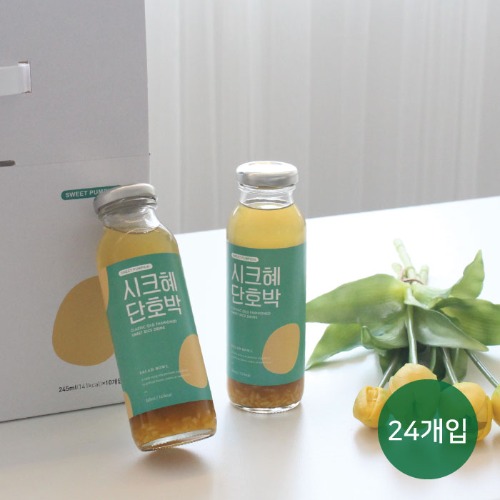 시크혜 단호박 24병 한국 전통 건강 음료 유기농 설탕을 사용한 느린 수제 식혜